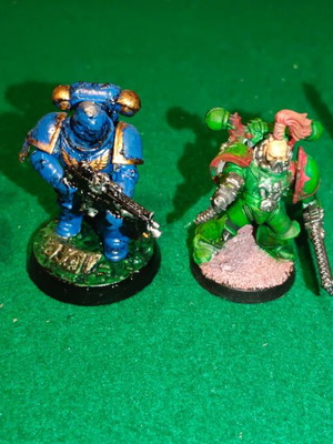 Warhammer Age of Sigmar painted miniatures set 9, 4 miniatures new