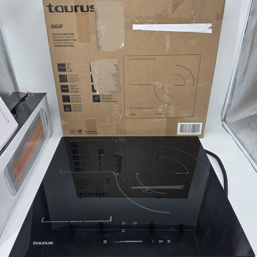Taurus 1603F Induction Cooktop with Three Cooking Zones and Booster