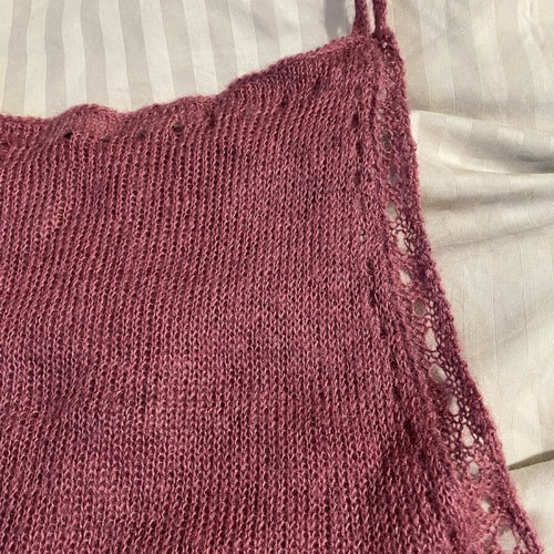 Zara knitted top like new, rotten apple color, size M