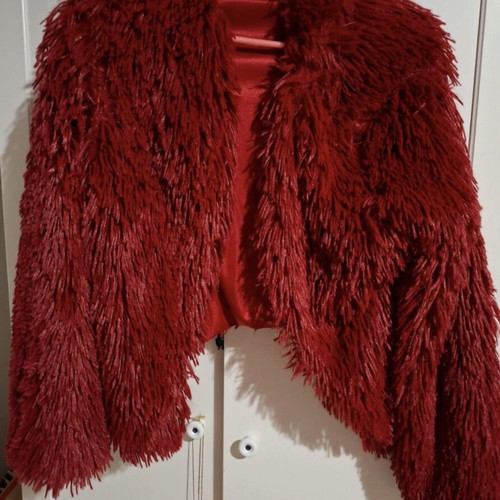 Women's outerwear new, red, size M