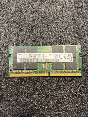 Samsung 32GB DDR4 SO-DIMM RAM PC4-3200AA CL-20 like new