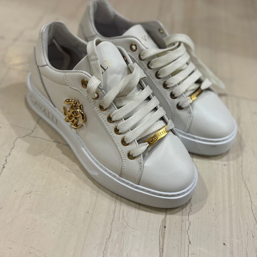 Roberto Cavalli 18620 women's sneakers new, white size 36
