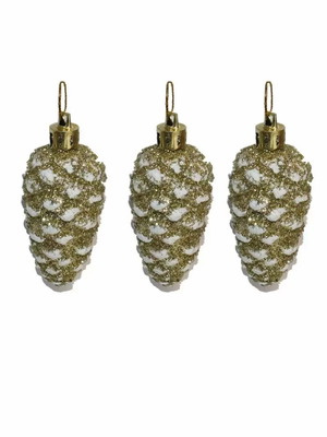 Pine cones set of 3 new