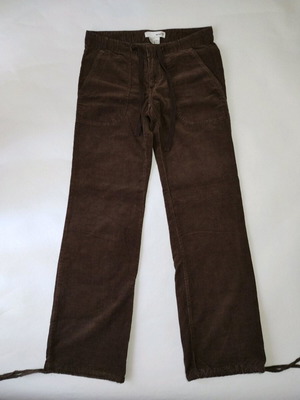 Zara TRF women's corduroy pants used, size medium 28, brown