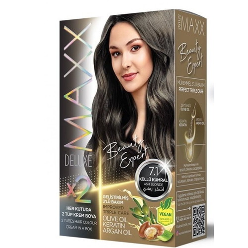 Maxx Deluxe Hair Color 7.11 Olive Blonde new