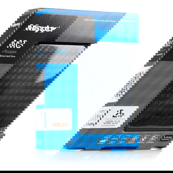 Σφραγισμένος, εκτός εγγύησης, SEAGATE MAXTOR M3 2ΤΒ 2.5'' USB 3.0 Εξωτερικός Σκληρός Δίσκος