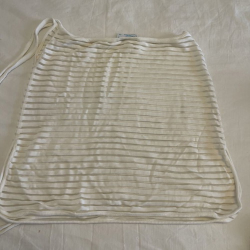 La Perla women's pareo used with washing mark, white, XXL