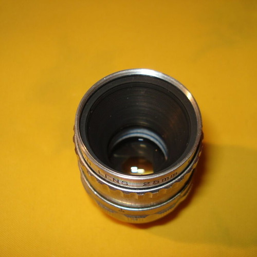 CosmicarTelevision Lens 25Mm 1:1.4 like new, made in Japan