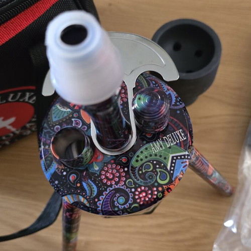 Amy Deluxe hookah new, portable funky tribal design
