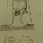 Ατσαλογραφία Βασίλειος Α' ο Μακεδών 1840, Βυζαντινός αυτοκράτορας