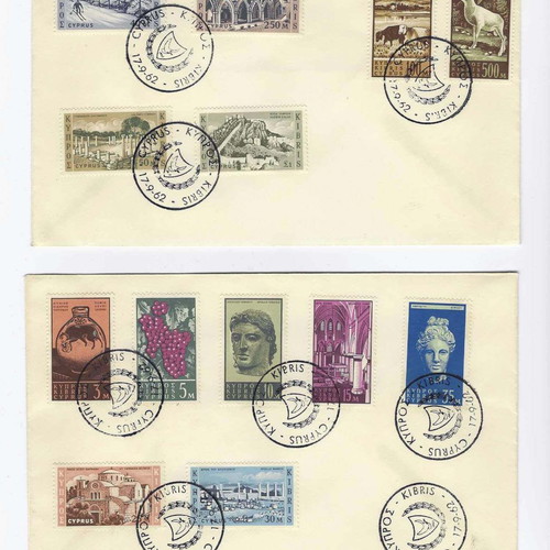 Cyprus FDC First Day Covers 1962 Kri Kri new