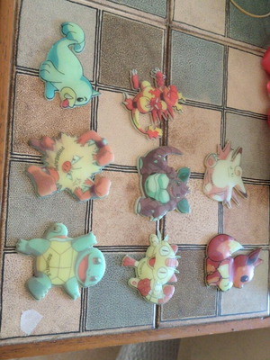 Vintage Pokemon tags like new from AS Company 90s