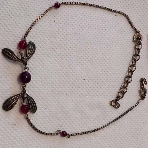 Christian Dior necklace authentic new beige