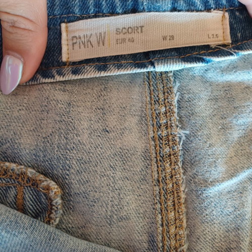 Jean skirt Pink Woman like new, size M 38, blue