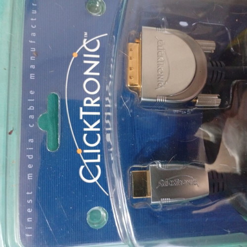 Clicktronic HDMI to DVI-D cable 5m new