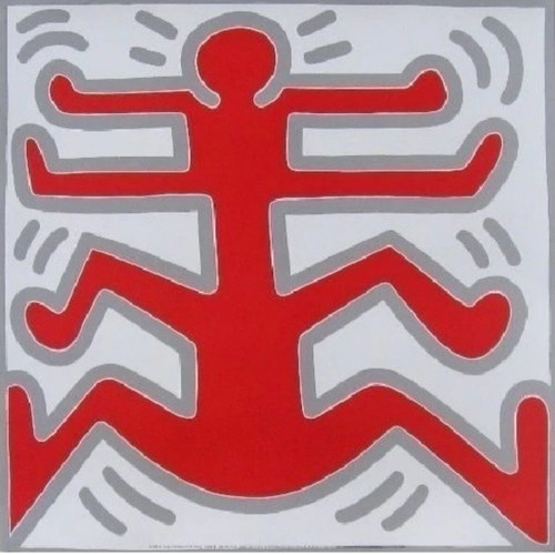 Keith Haring Untitled No. 1 Art Card 1988 new