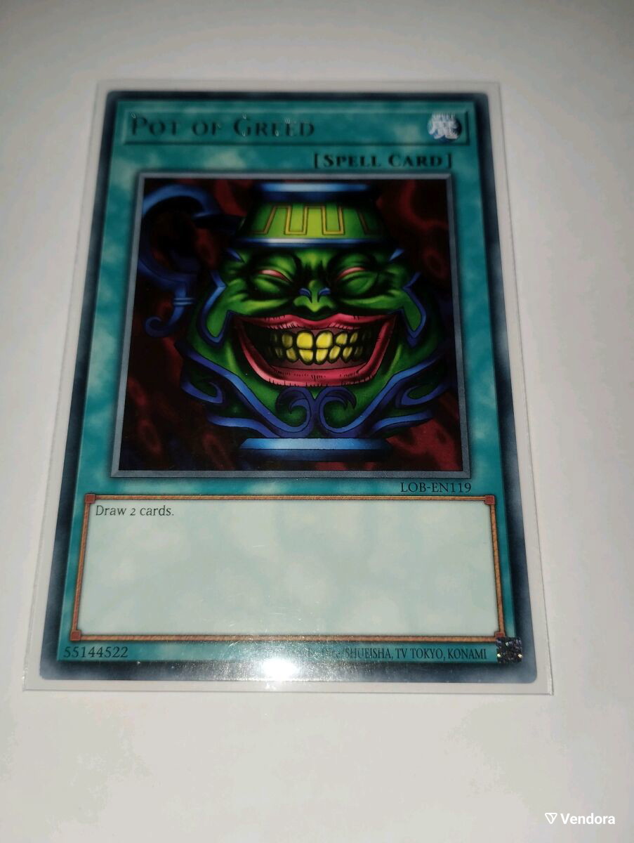 Pot of Greed Yu-Gi-Oh! card like new, - 9,99 - Vendora.cy Pot of Greed Yu-Gi-Oh! card like new, - 9,99 - Vendora.cy