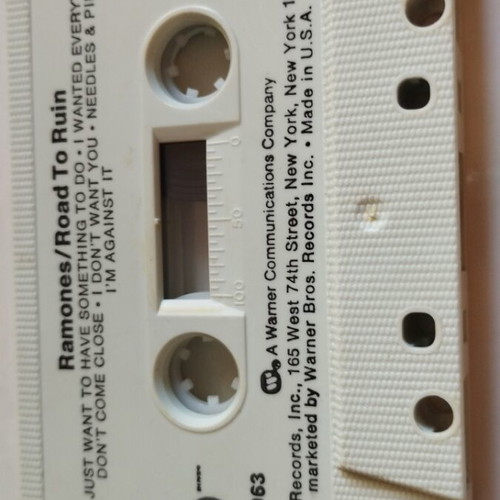 Ramones Road To Ruin cassette used, punk genre