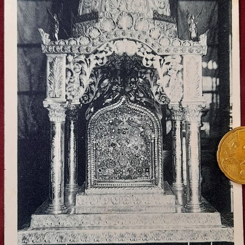 Tinos Panagia Evangelistria Vintage Black and White Postcard Used
