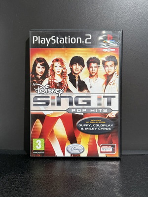 Disney Sing It Pop Hits PS2 game used