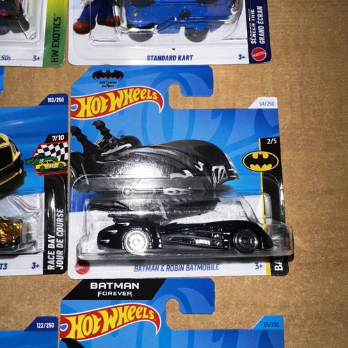 Hot Wheels toy cars, set of 9