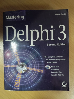 Mastering Delphi 3 book used, English