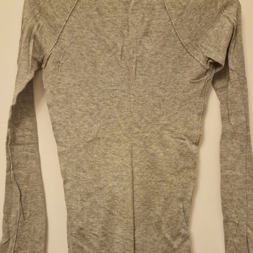 Grey blouse with V-neck used, size XS