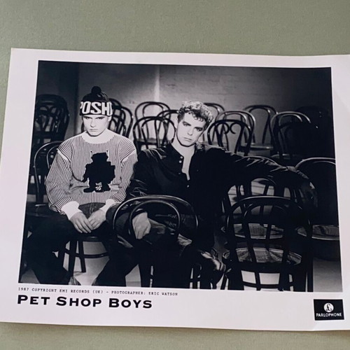 Pet Shop Boys official promo photo 1987, like new
