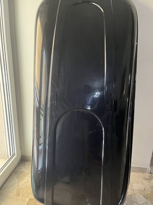 Hermes 360lt roof box with bars