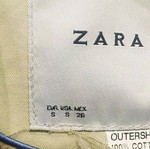 Καμπαρντίνα Zara 100% βαμβακερή σαν καινούργια, μέγεθος S, μπεζ