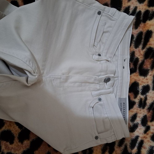 AllSaints cream jeans like new, size S 36 8