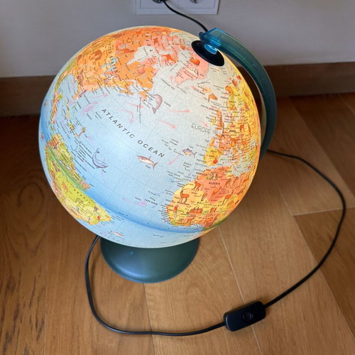 Orion Globe 30" rotating with LED light blue Tecnodidattica like new