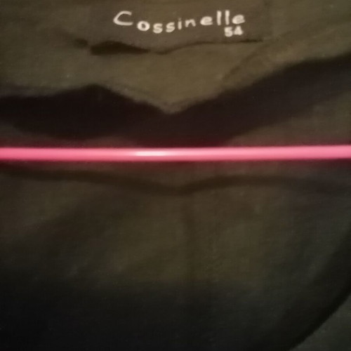 Cossinelle women's linen jacket like new, black, size 54