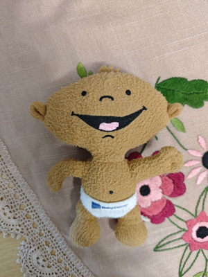 Babyderm plush doll used, vintage decade