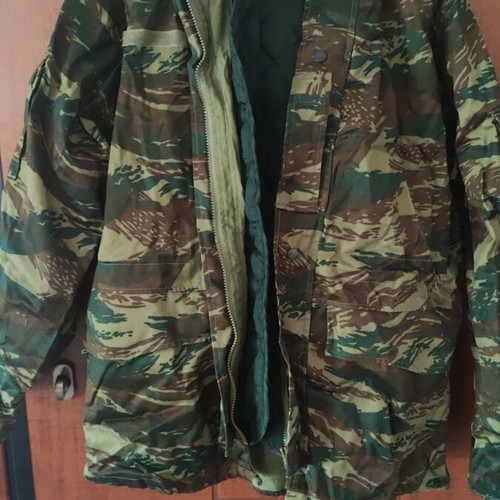 Military jacket new type with hood, waterproof, size XL