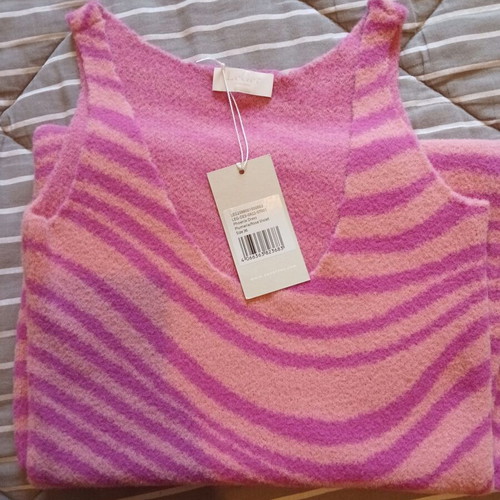LeGer knitted dress pink new, size S
