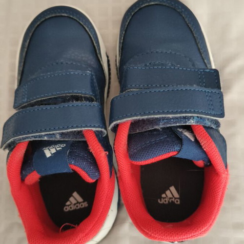 Adidas Tensaur Sport 2.0 CF blue athletic shoes used, size 26
