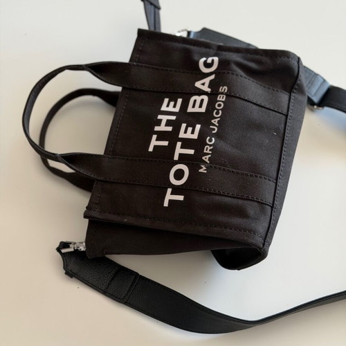 Marc Jacobs The Tote Bag Mini black canvas like new crossbody