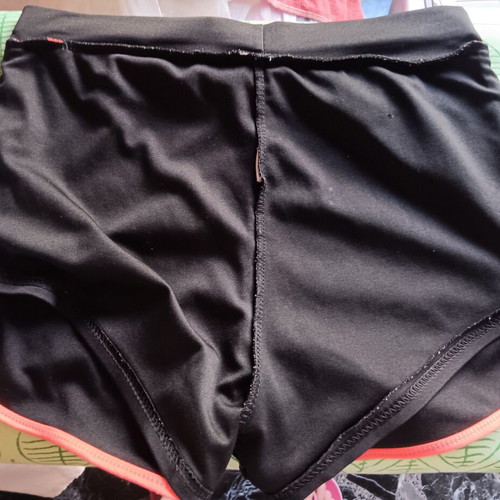 Acerbis Athletic Shorts used, Small/Medium, Black and Orange
