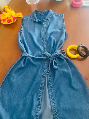 Diesel Jean dress like new with belt and adjustable openings