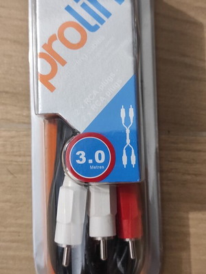Audio cable new, in packaging
