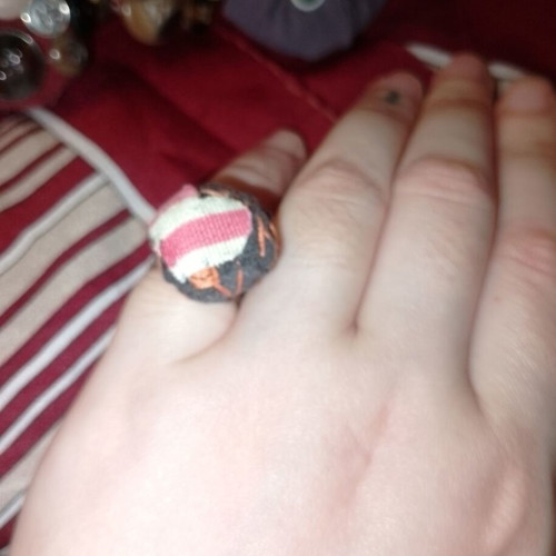 Handmade ring with heart