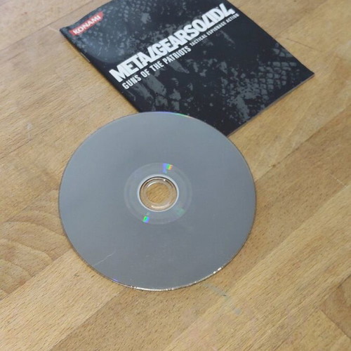 Metal Gear Solid 4 Platinum PS3 game with German manual