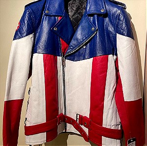 New Real leather American jacket