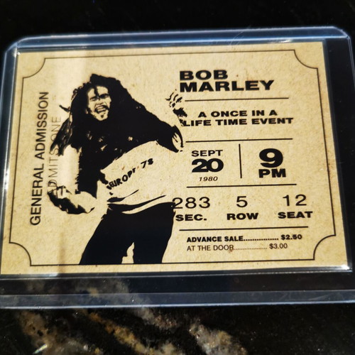 Bob Marley Collectible Cards Set of 6 New Reggae Memorabilia