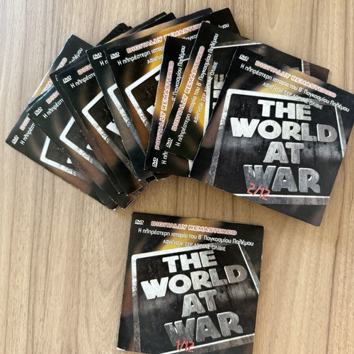 The World at War DVD collection, like new, 12 discs