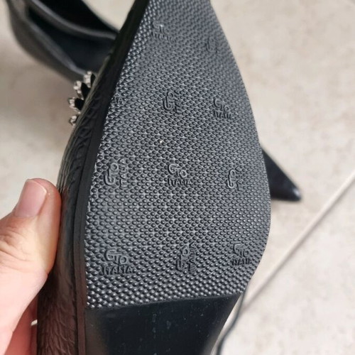 Erdem X H&M shoes like new, black leather, size 41