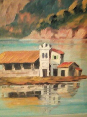 Αλέξ Μπρίκμαν Ελαιογραφία σαν καινούργιο, θαλασσογραφία