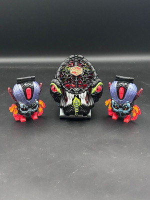 Mighty Max φιγούρες Beetlebrow και παραλλαγή Ice Alien, σετ 3
