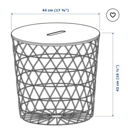 IKEA KVISTBRO Storage Basket like new